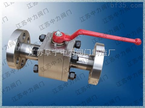 q41n 鍛鋼浮動(dòng)球閥 江蘇阜寧中力閥門制造廠